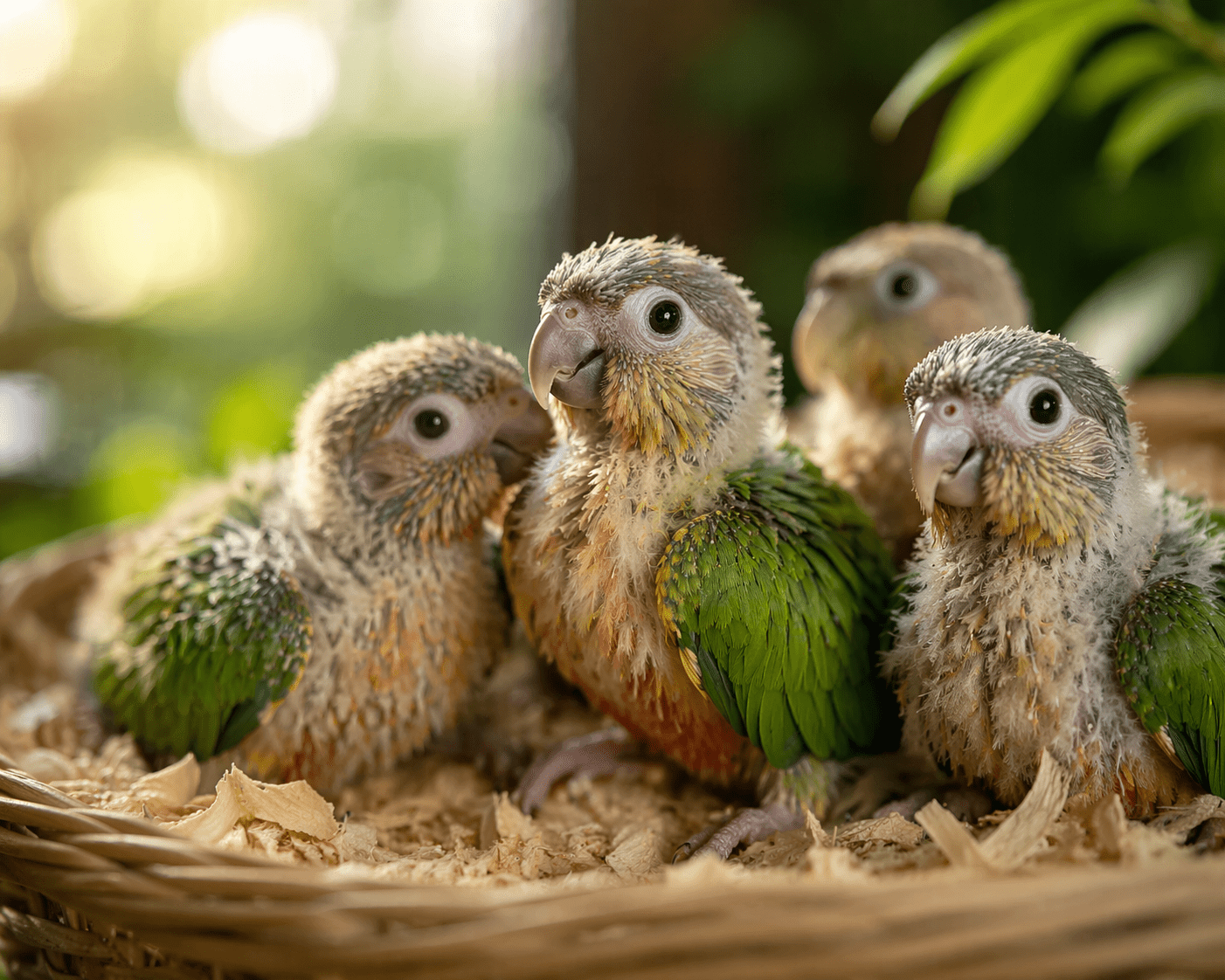 Baby birds in nest